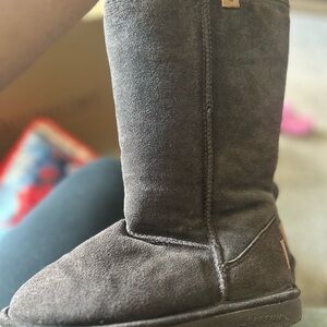 BearPaw Chocolate Brown Suede Boots